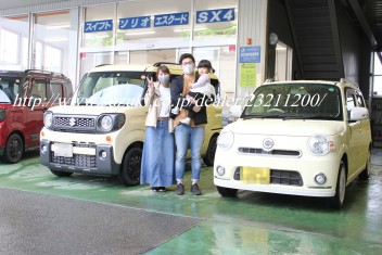 現車を見てより気に入りました！／豊田市 Ｓ様